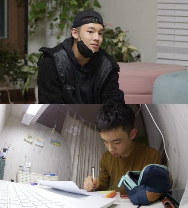 ▲'공부가 머니?' 한서경 아들 새론이(사진제공=MBC)