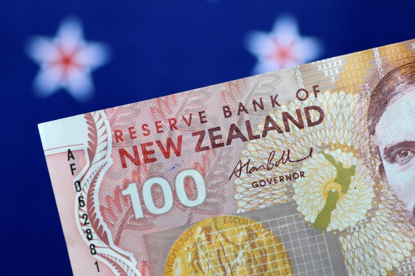 ▲뉴질랜드 달러 지폐. 
 (로이터연합)
