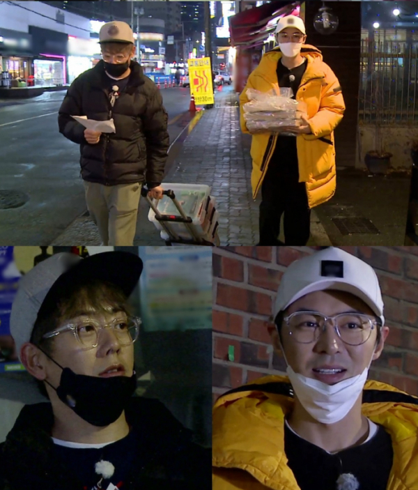 ▲‘지구방위대’ 김구라, 허경환(사진제공=MBN)