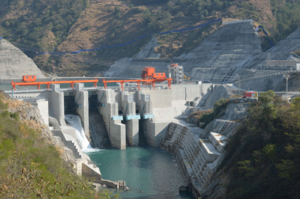 ▲한국수자원공사가 건설한 파키스탄 파트린드 수력발전댐. (사진제공=한국수자원공사)