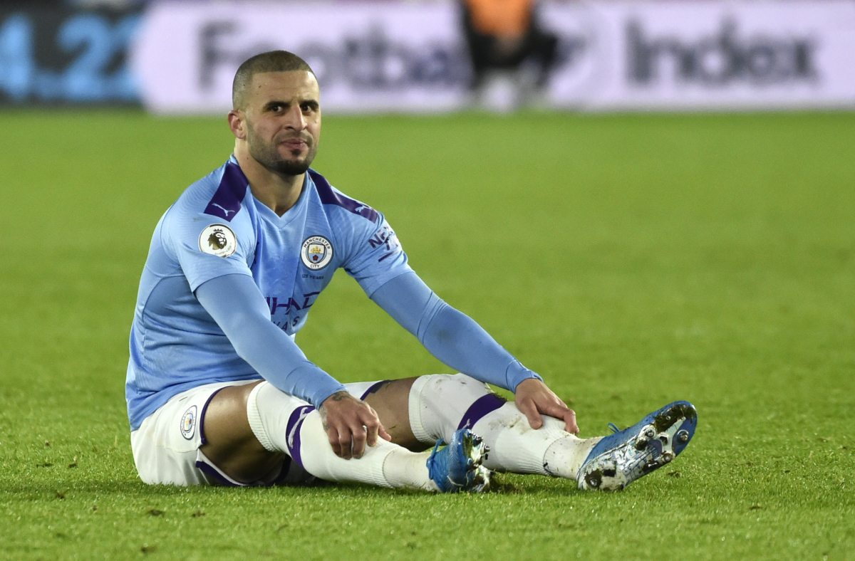 ▲맨체스터 시티의 수비수 카일 워커. (AP/뉴시스)