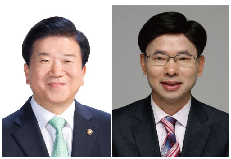 ▲대전 서구갑에 출마한 더불어민주당 박병석 후보(왼쪽)와 미래통합당 이영규 후보.