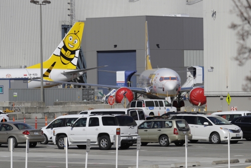 ▲미 워싱턴주에 위치한 항공기 제조사 보잉의 737맥스 생산 공장. 렌턴/AP연합뉴스 