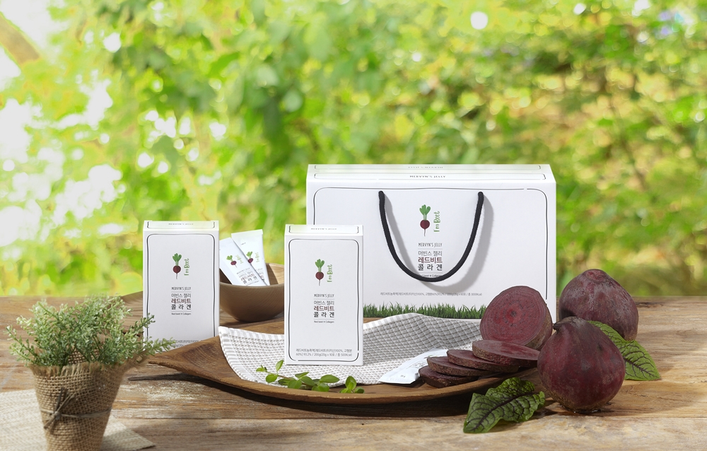 ▲머빈스 젤리 레드비트 콜라겐 (유유네이처)