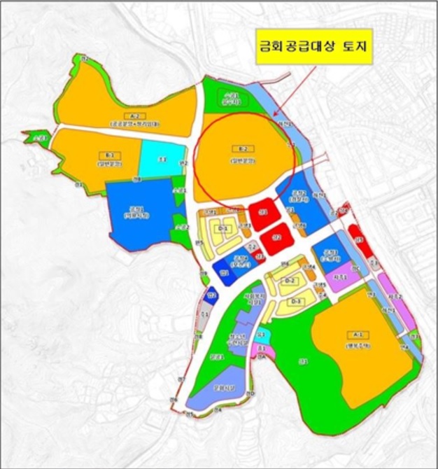 ▲경기 의왕시 고천공공주택지구 토지이용계획도. (LH)
