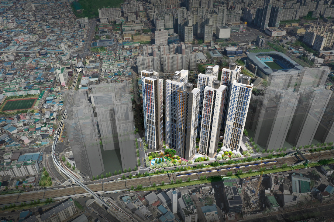 ▲현대건설이 5월 대구 북구 고성동1가 일원에서 분양할 예정인 ‘힐스테이트 대구역 오페라’ 조감도.