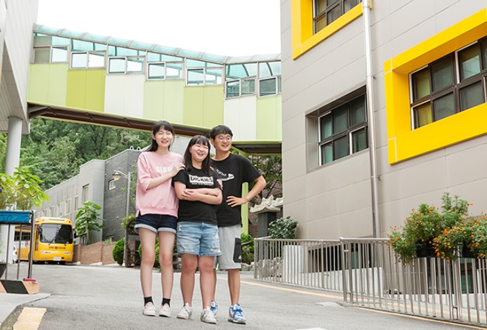 ▲삼화페인트가 '인비저블투비저블' 사업을 통해 교육환경을 개선한 국립서울맹학교의 모습.  (사진제공=삼화페인트)