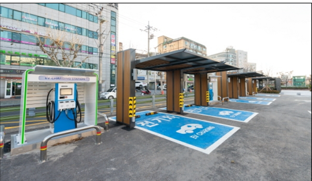 ▲2019년 구축된 서울 양천구 신월동 서울형 집중충전소.