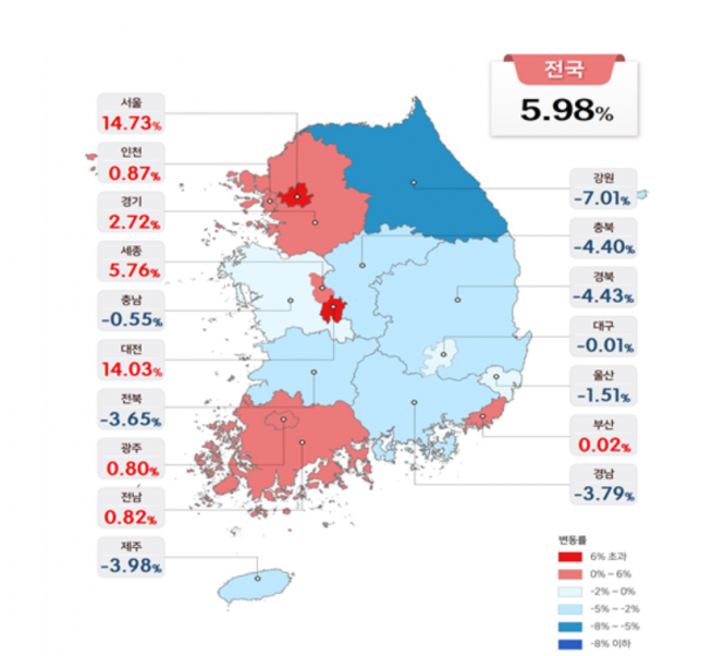 ▲2020년 공동주택공시가격 현황. (출처=국토교통부)