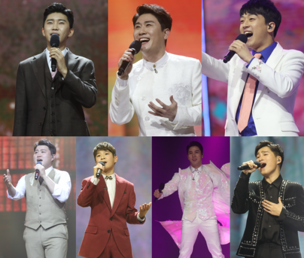 ▲'미스터트롯' TOP7(사진 = 뉴에라프로젝트 제공)