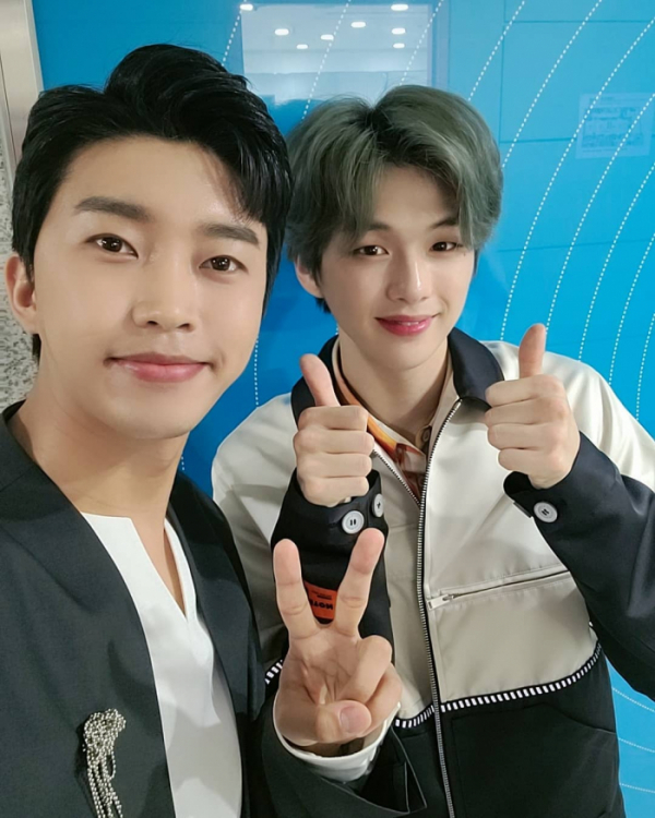 ▲임영웅 강다니엘(사진=임영웅 인스타그램)