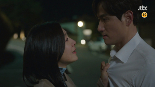 ▲김희애 박해준(사진=JTBC '부부의 세계' 방송화면 캡처)