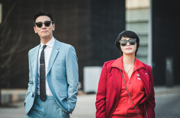 ▲'하이에나' 김혜수, 주지훈(사진제공=SBS)