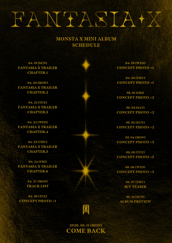 ▲몬스타엑스 스케줄러(사진제공=스타쉽엔터테인먼트)