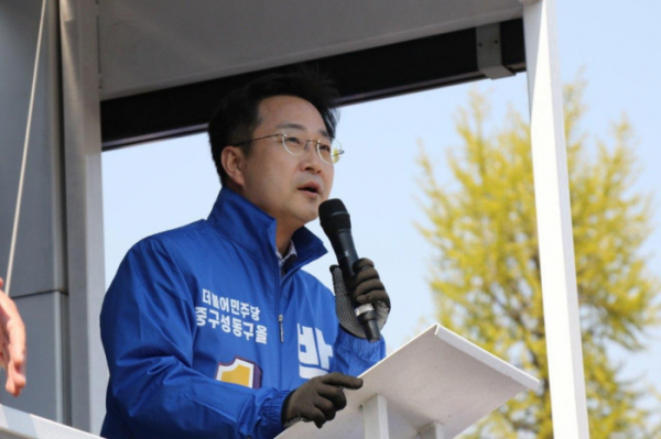 ▲더불어민주당 박성준 서울중구성동구을 당선인(사진=박성준 인스타그램)