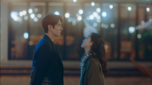 ▲'더 킹-영원의 군주' 이민호, 김고은(사진제공=SBS)