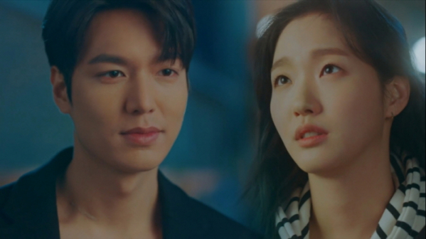 ▲'더 킹-영원의 군주' 이민호, 김고은(사진제공=SBS)