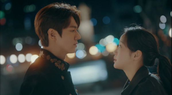 ▲'더 킹-영원의 군주' 이민호, 김고은(사진제공=SBS)