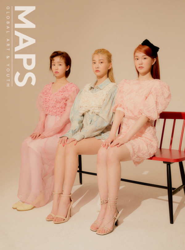 ▲'우아' 소라, 민서, 나나(사진제공=맵스)