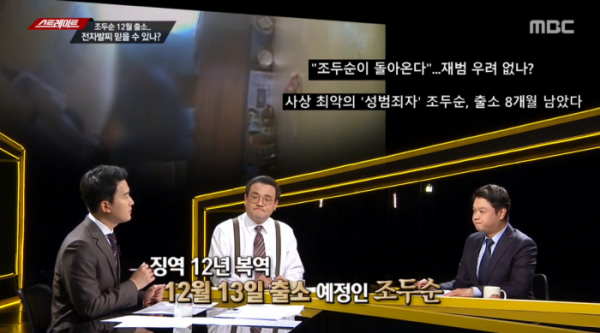 ▲'스트레이트' 조두순(사진제공=MBC)