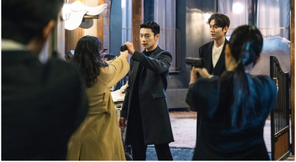 ▲‘더 킹-영원의 군주’ 이민호VS김고은VS우도환(사진제공=SBS)