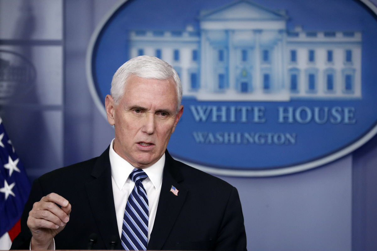 ▲마이크 펜스 미국 부통령. AP뉴시스