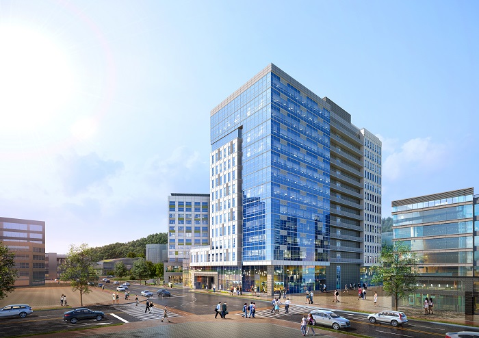 ▲사진 설명=판교 제2테크노밸리 ‘공공지식산업센터2차’ 투시도