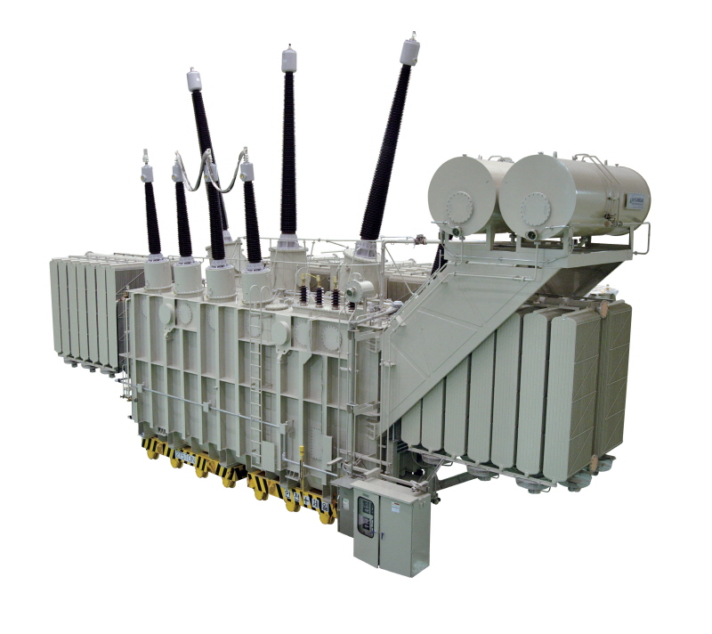 ▲현대일렉트릭이 제작한 전력변압기.  (사진제공=현대일렉트릭)