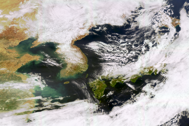 ▲천리안 2B호 4월 22일 관측영상 (과기정통부 제공)