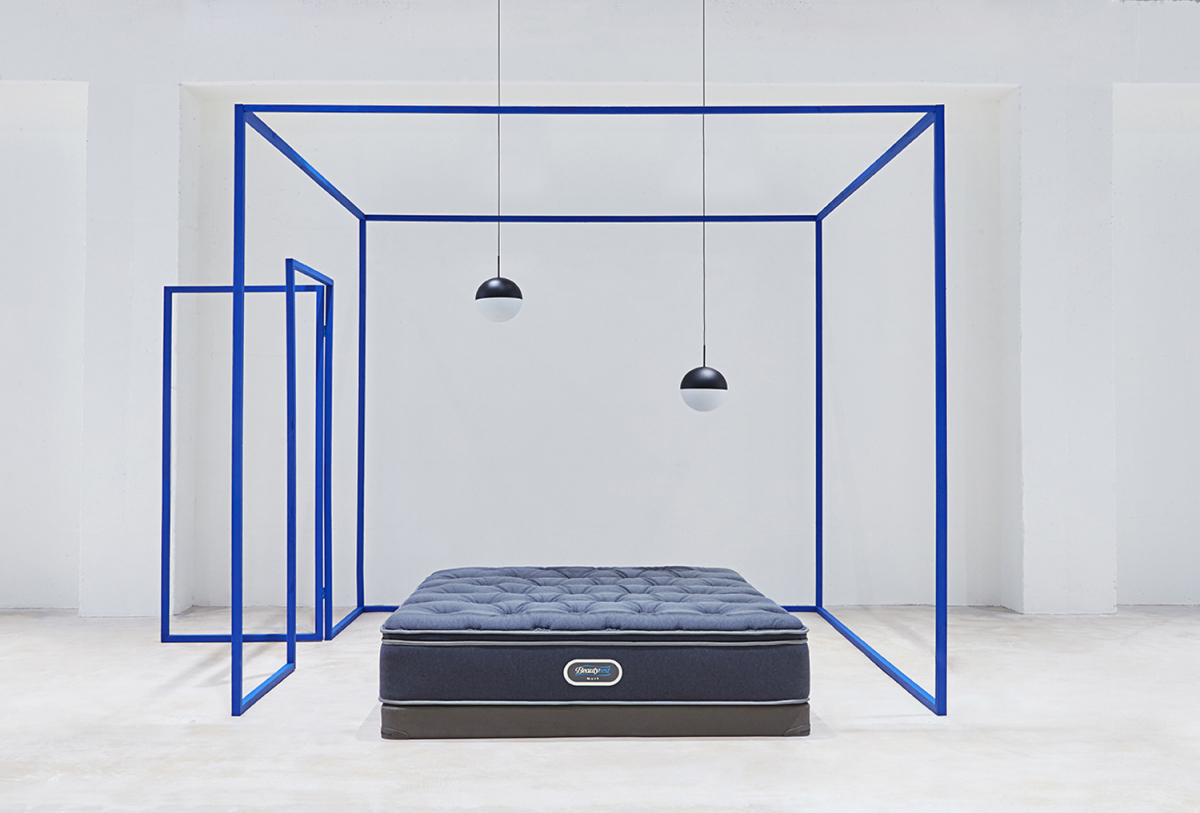 ▲시몬스 침대 프리미엄 매트리스 ‘뷰티레스트’의 ‘머스크’ 제품.  (사진제공=시몬스 침대)