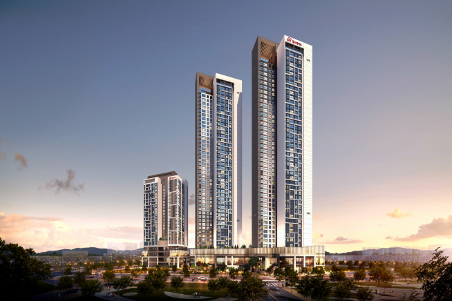 ▲현대엔지니어링 '힐스테이트 청량리 더퍼스트' 오피스텔 투시도. (현대엔지니어링)