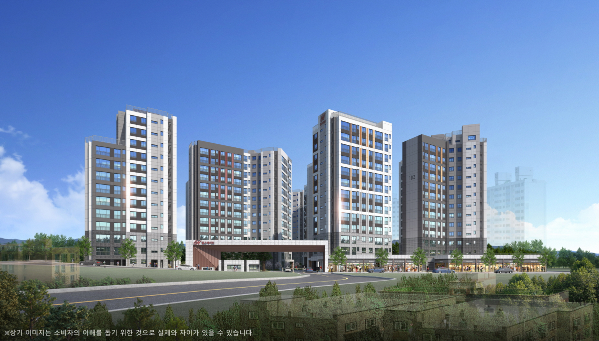 ▲현대엔지니어링이 5월 광주광역시 광산구 소촌동 일대에 분양하는 ‘힐스테이트 광산’ 투시도.