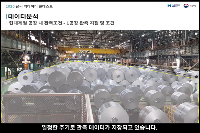 ▲현대제철이 ‘빅데이터 콘테스트’과제와 관련해 유튜브에서 설명회를 진행하고 있다. 사진은 유튜브 설명회 캡처 화면.   (사진제공=현대제철)