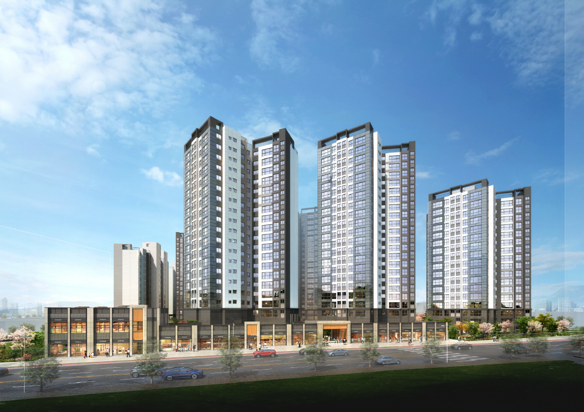 ▲ ‘래미안 엘리니티’ 아파트 투시도.
