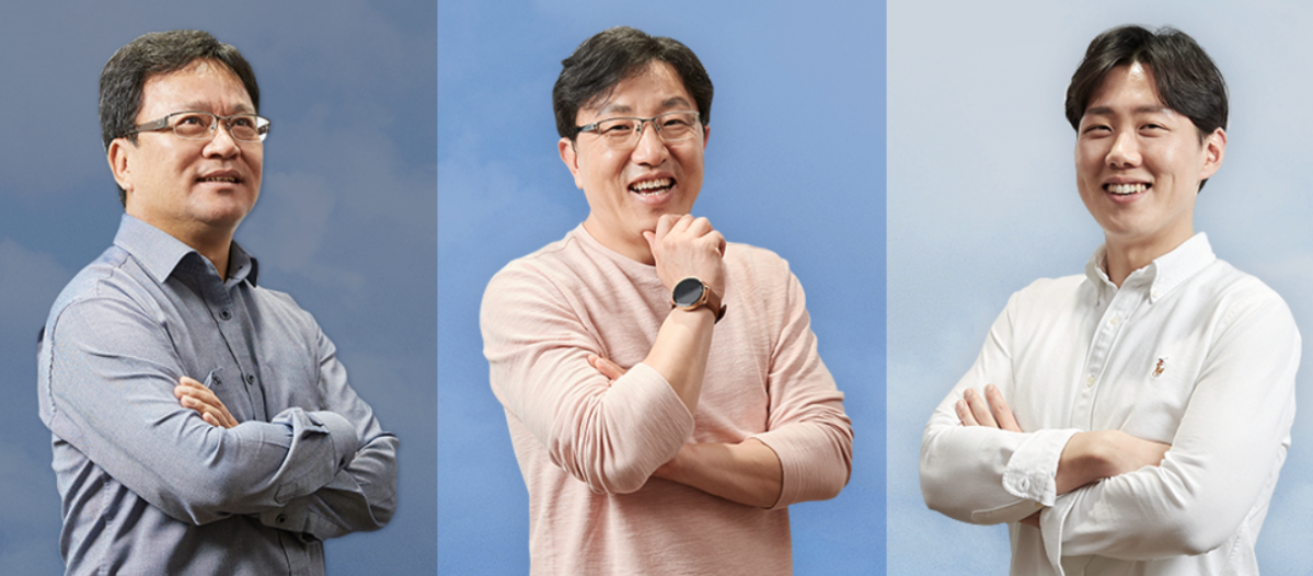 ▲SK하이닉스 인프라(Infra) 구매담당 통관팀인 정종운 팀장(왼쪽부터), 박종준 TL, 김재현 TL. (출처=SK하이닉스 뉴스룸)