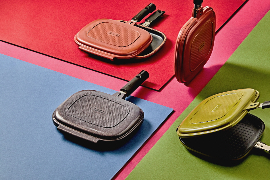 ▲해피콜 ‘컴팩트 양면팬' (사진제공=해피콜)