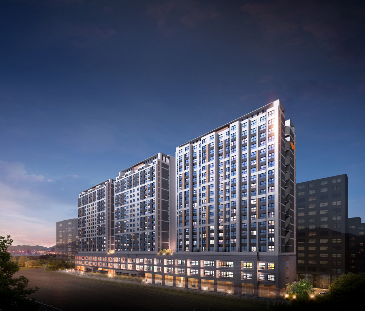 ▲'e편한세상 시티 부평역' 투시도. (자료 제공=삼호)