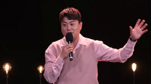 ▲'스탠드업' 김호중(사진제공=KBS2)