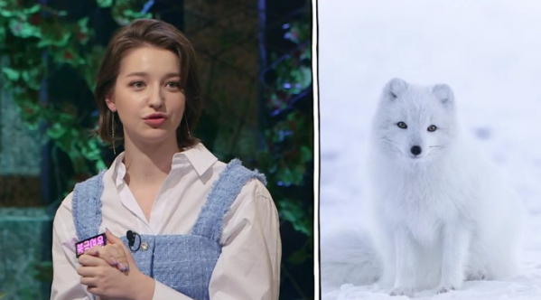 ▲‘신비한 동물 퀴즈’ 안젤리나 다닐로바(사진제공=MBN)