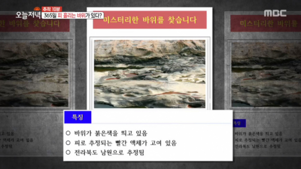 ▲생방송 오늘저녁 피바위 (사진=MBC 방송화면 캡처)