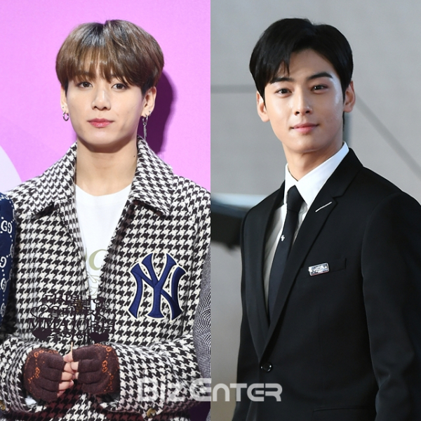 ▲방탄소년단 정국, 아스트로 차은우(비즈엔터DB)