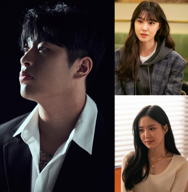 ▲오반, 서지혜, 손나은(사진제공=로맨틱팩토리, 빅토리콘텐츠)