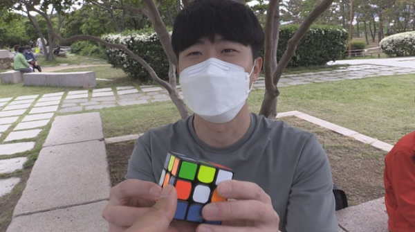 ▲'순간포착 세상에 이런 일이' 큐브의 신(사진제공=SBS)