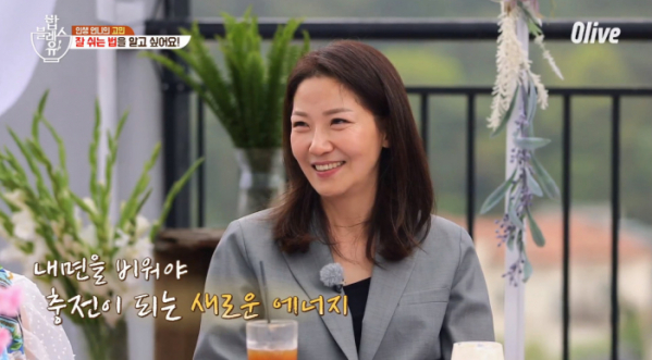 ▲'밥블레스유2'에 출연한 서이숙(사진=Olive 방송화면 캡처)
