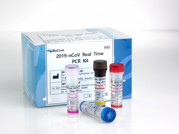 ▲코로나19 진단 키트 ‘BioCore 2019-nCoV Real Time PCR Kit’ (바이오코아)