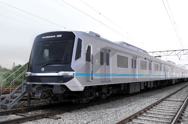 ▲ 서울시 4호선 전동차 조감도 (다원시스)