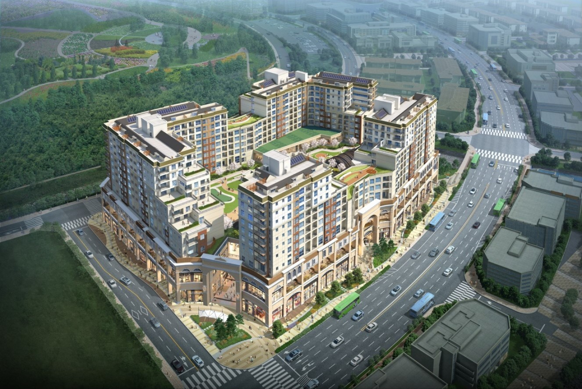 ▲'웅천 트리마제 벨마레' 조감도. (자료 제공=대신자산신탁)