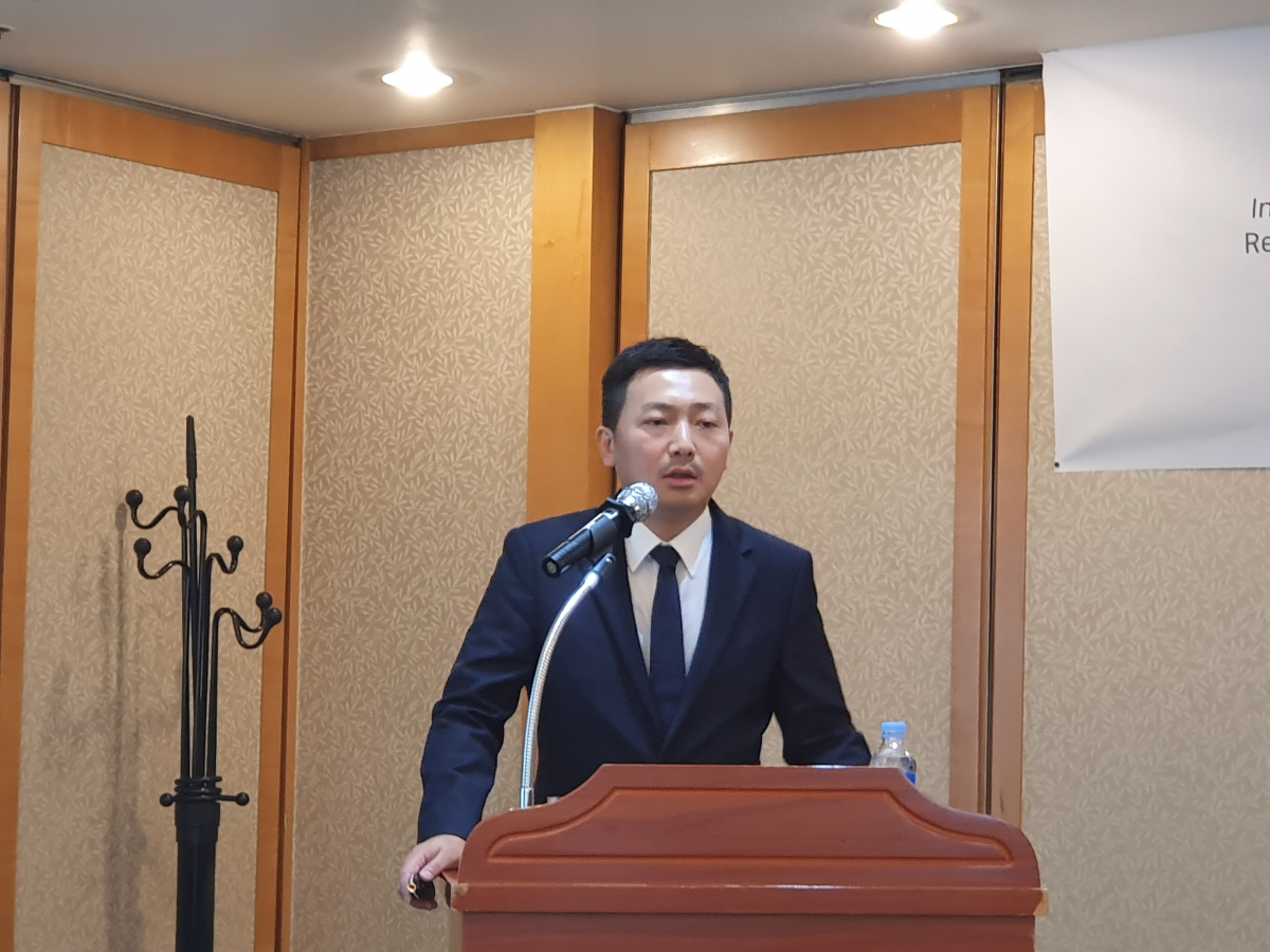 ▲김종원 와이즈버즈 대표이사가 5일 기자간담회를 열고 상장 이후 계획을 밝히고 있다. (노우리 기자 @we1228)