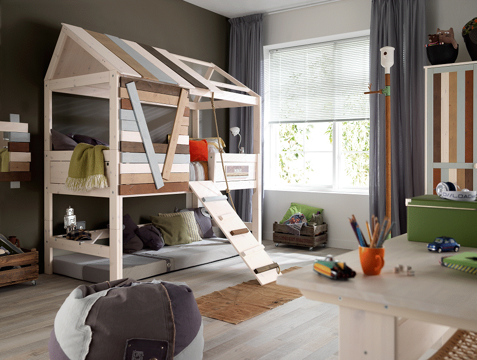 ▲라이프타임키즈룸의 덴마크 특유 감성의 대표 디자인 트리하우스. (사진제공=라이프타임키즈룸)