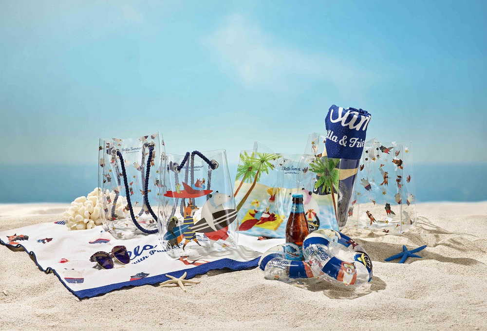 ▲푸빌라 비치백, 비치타월 이미지 (사진제공=신세계)